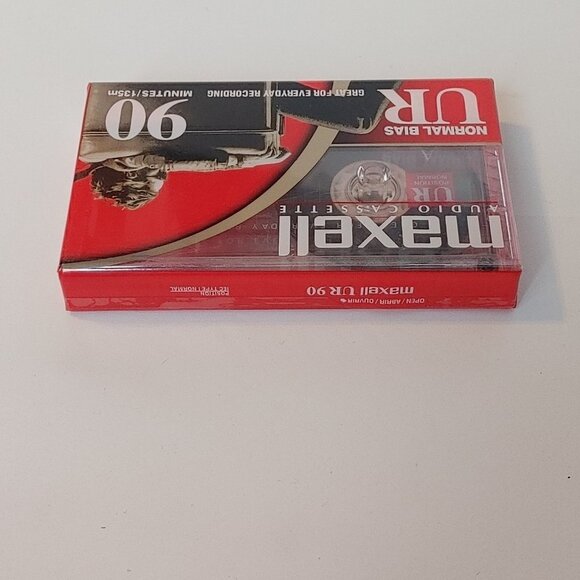 MAXELL Audio Cassette 90 minutes record time BLANK CASSETTE TAPE - Picture 8 of 8